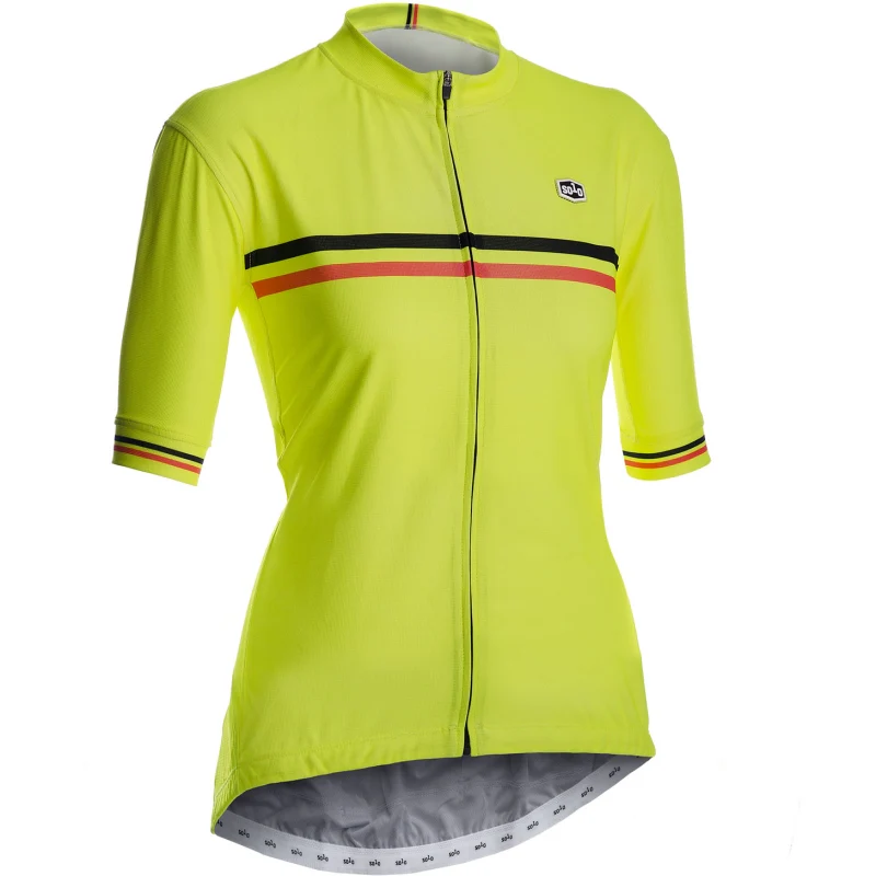 Solo Duo Jersey Ladies - Fluoro Yellow - Image 3