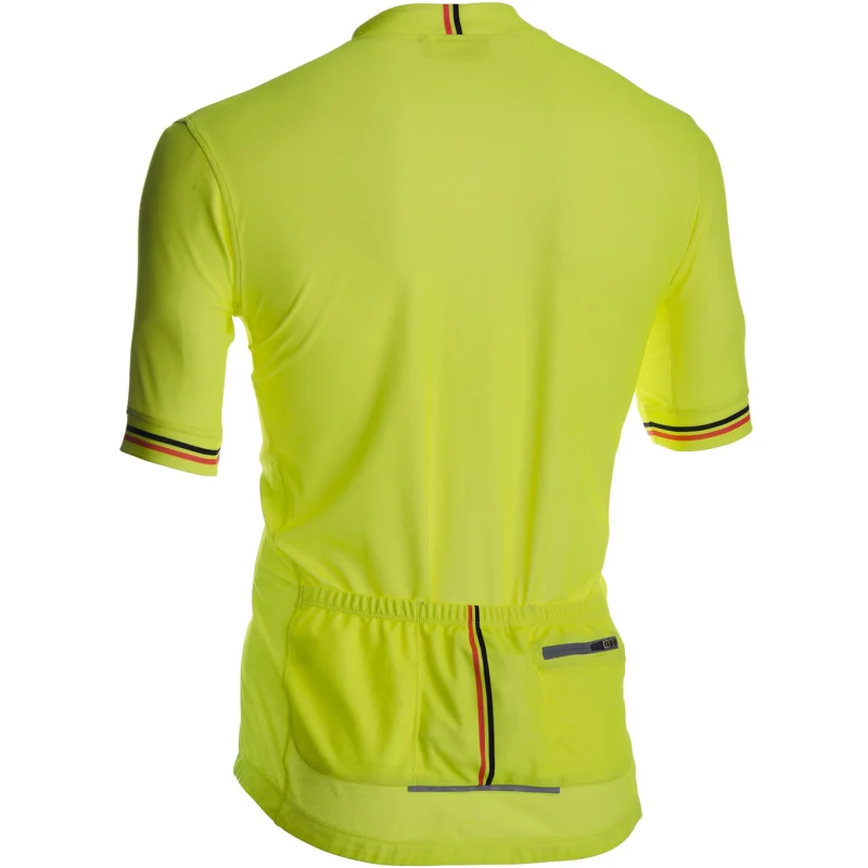 Solo Duo Jersey Mens - Fluoro Yellow - Image 2