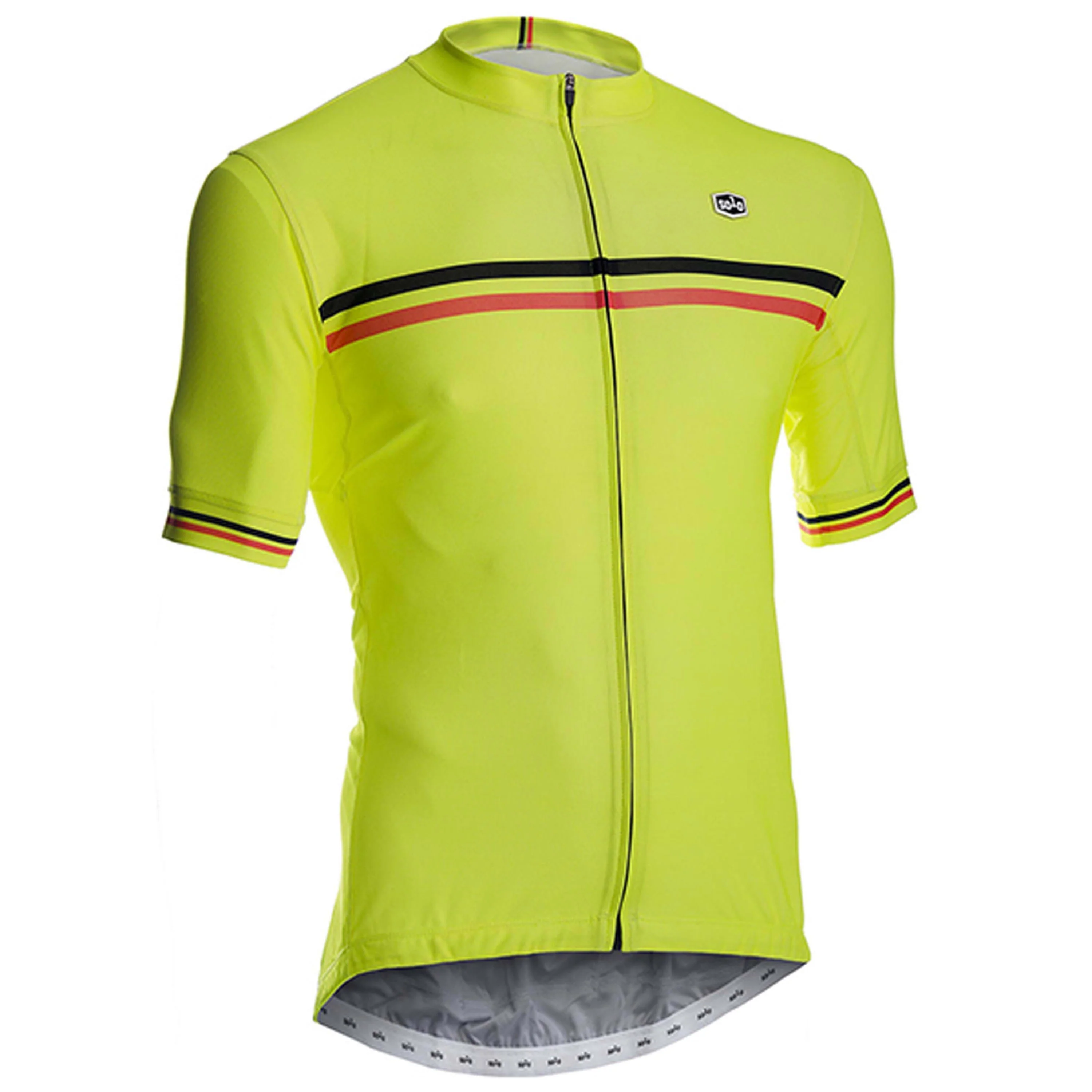 Solo Duo Jersey Mens - Fluoro Yellow - Image 3