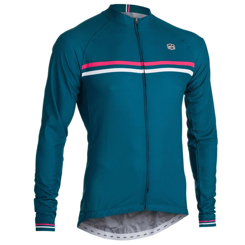 Solo Duo Long Sleeve Jersey - Blue - Image 3