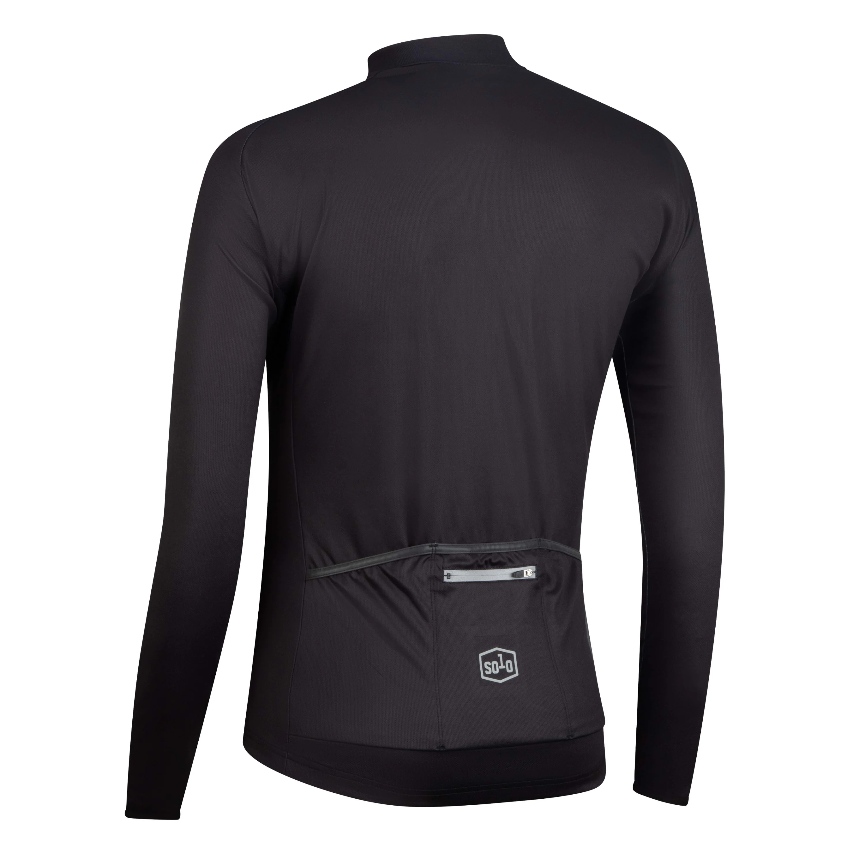 Solo Jersey 3-SEASON Long Sleeve - Black / Red - Image 3