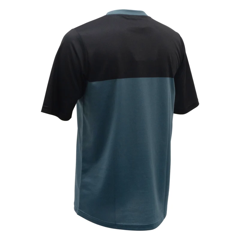 Solo Mens Explore S/sl Jersey - Dark Blue / Petrol Blue - Image 2