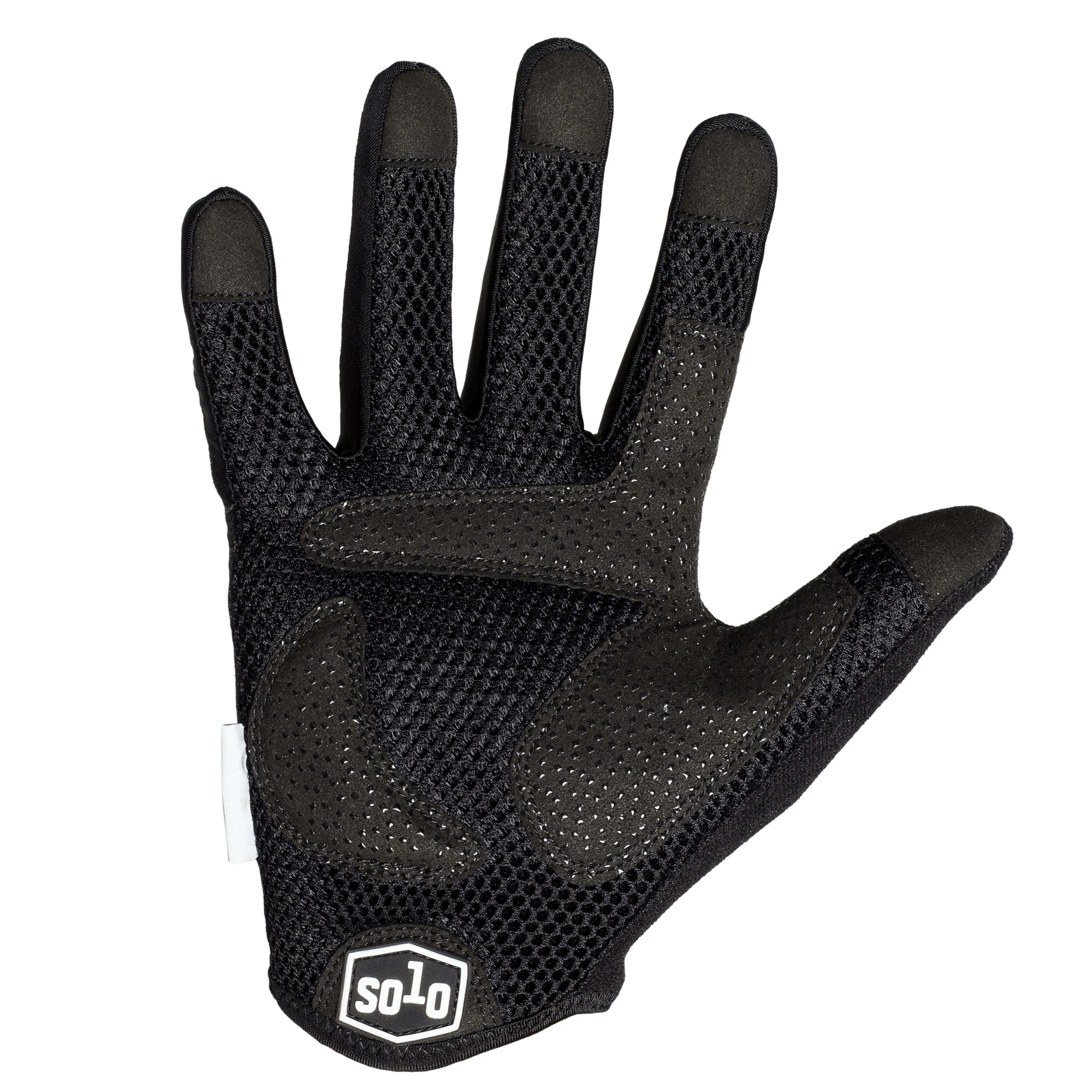 Solo Mtb Long Finger Glove - Black - Image 4