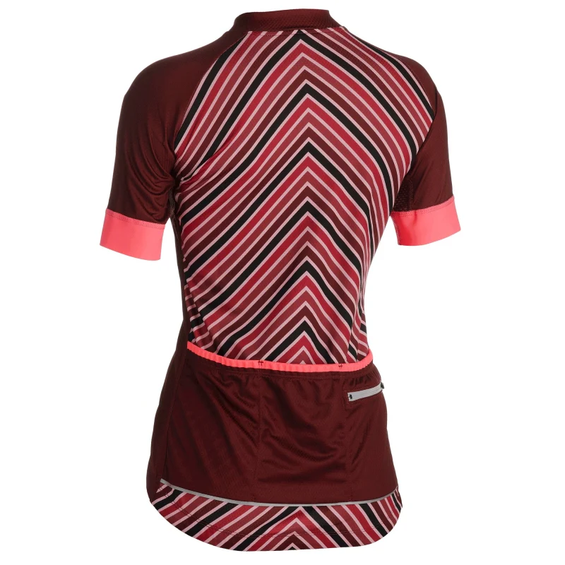 Solo Omni Chevron Jersey Ladies - Wine - Image 2