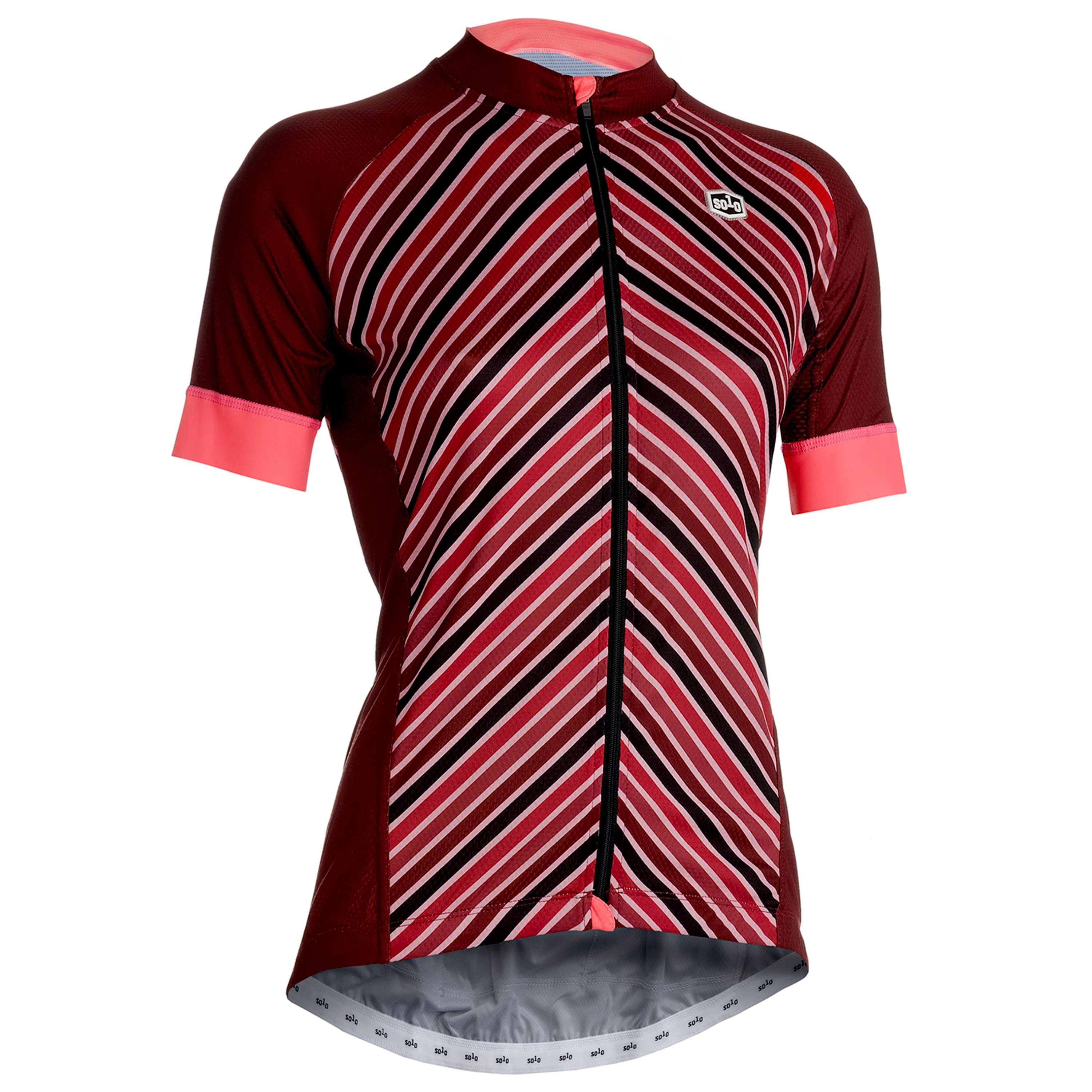 Solo Omni Chevron Jersey Ladies - Wine - Image 3