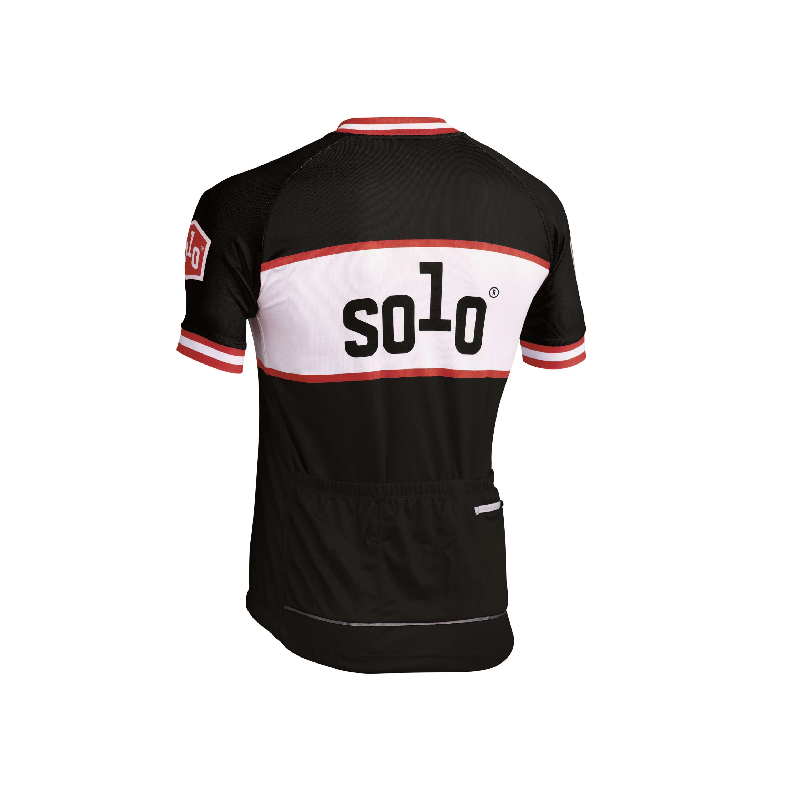 Solo CC Jersey S/sl - Black / Red - Image 7