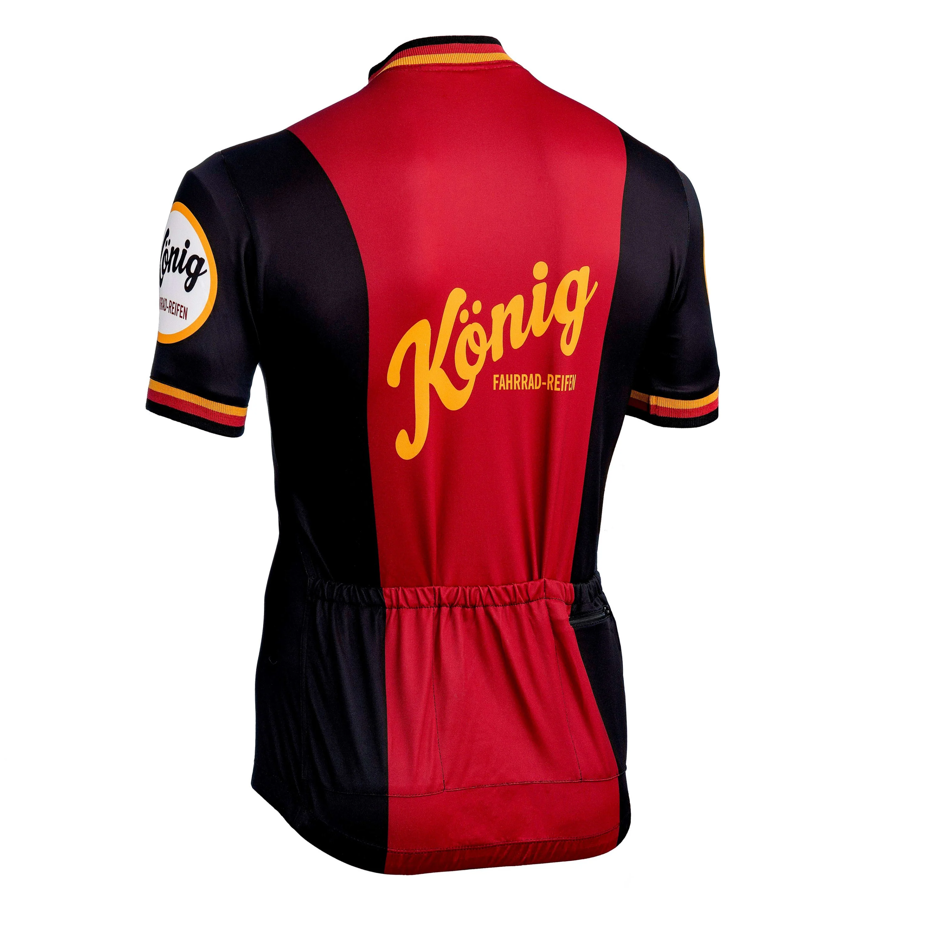 Solo Sol Jersey Konig S/sl Red/black L - Red / Black - Image 3