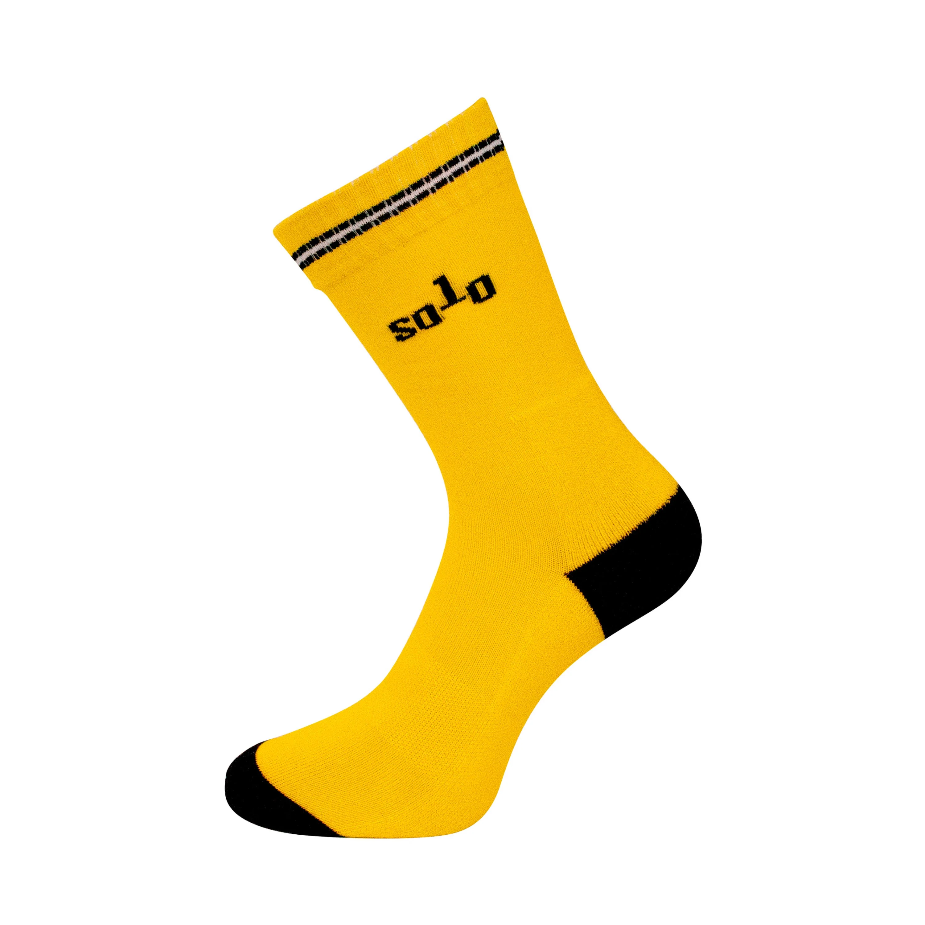 Solo Winter Socks Twin Pack - Sulphur Yellow - Image 2