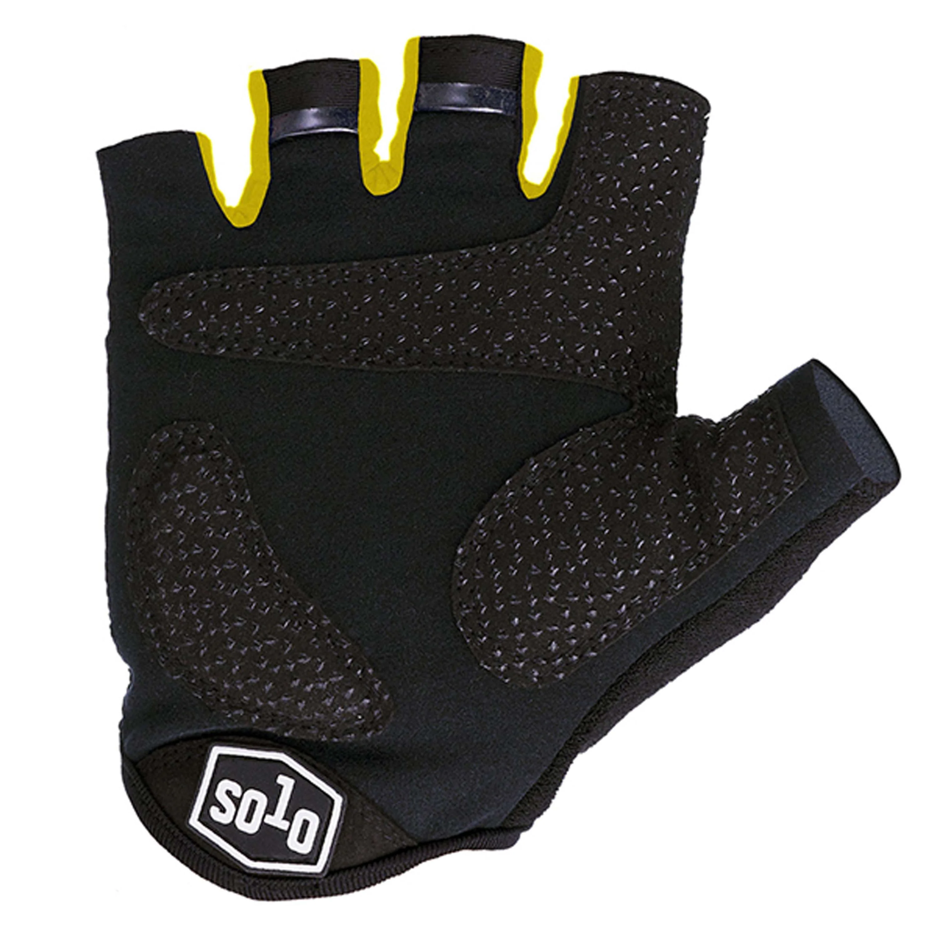 Solo Sport Mitt Glove - Black / Yellow - Image 7