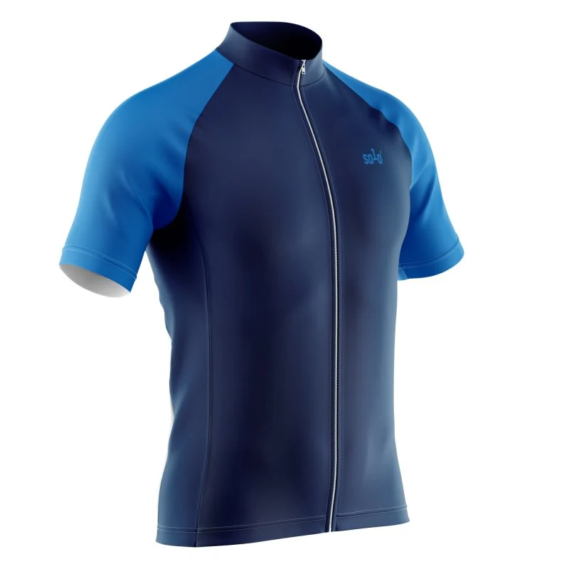 Solo Team Jersey Mens - Dark Blue / Light Blue - Image 2