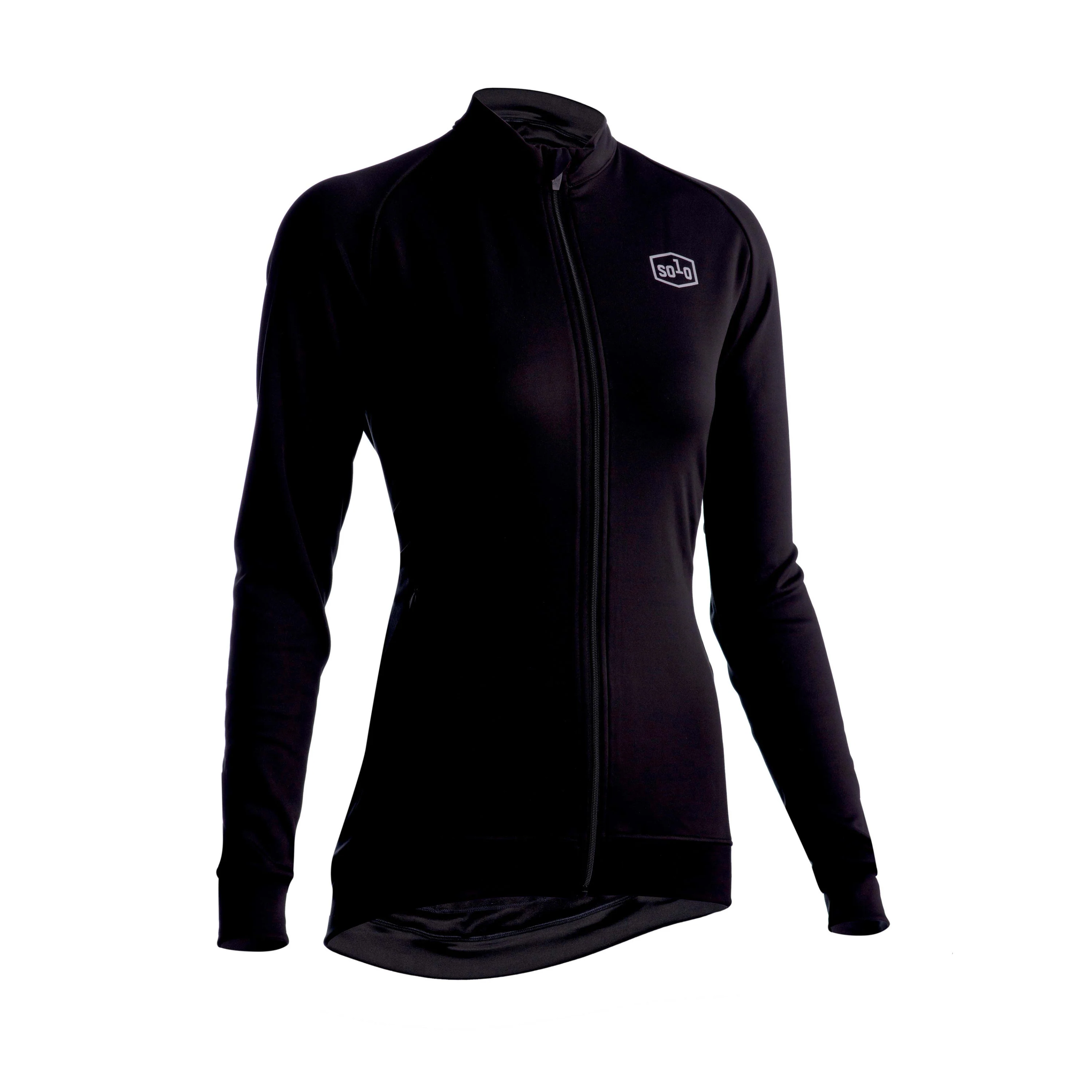 Solo Winter Jersey Womens Longsleeve - Black - Image 2