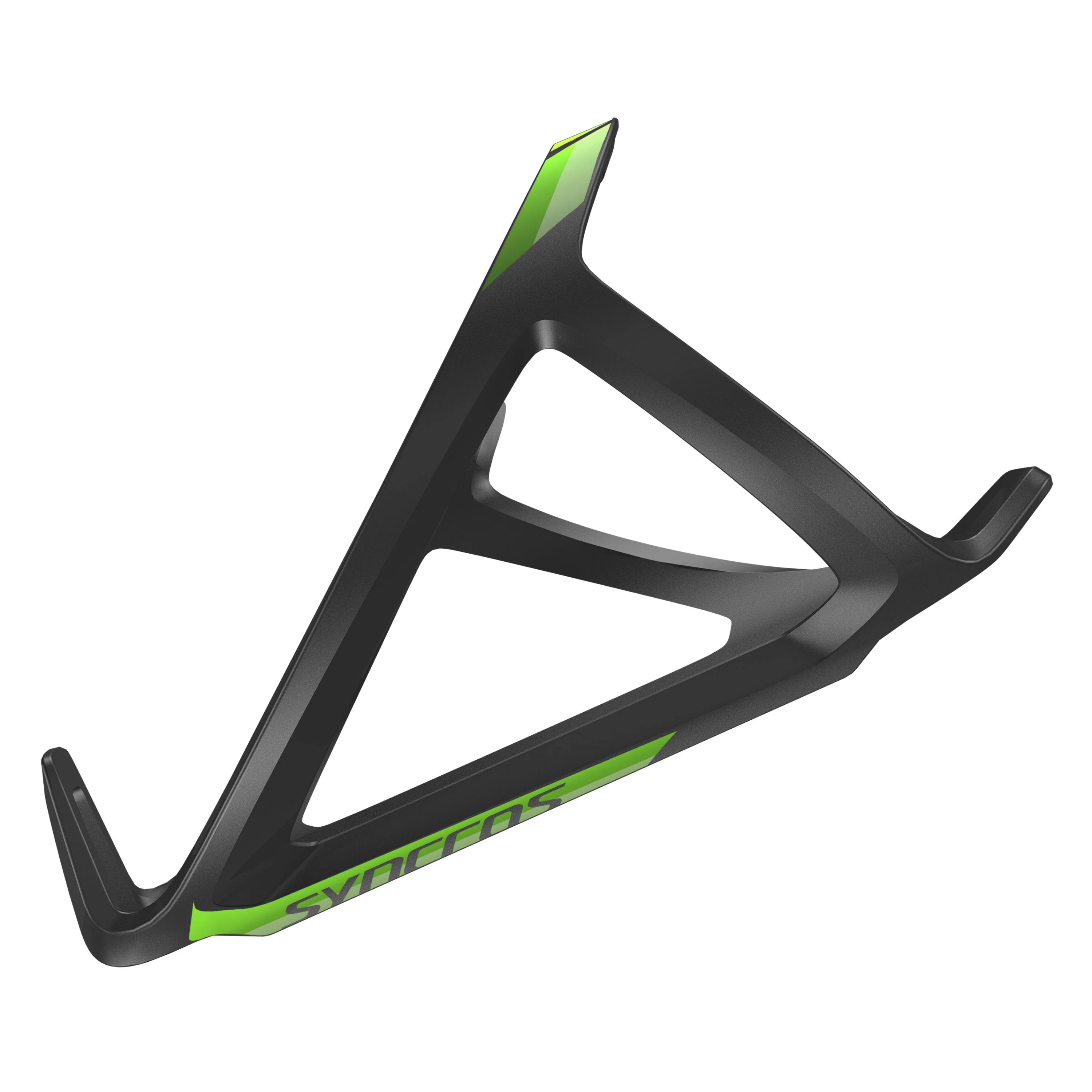 Syncros Tailor Cage 2.0 Left Hand Entry Bottle Cage - Black / Volt Green - Image 4