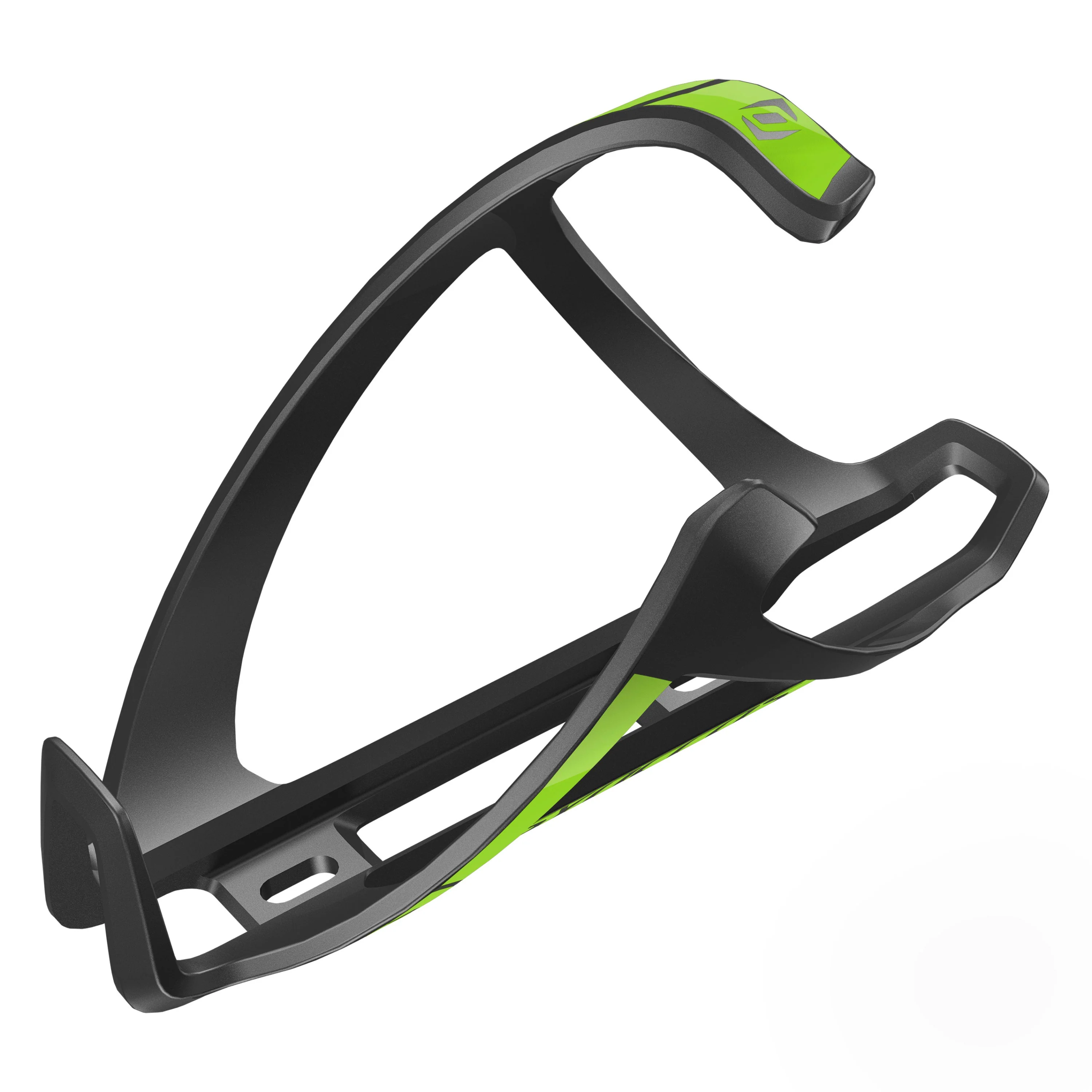 Syncros Tailor Cage 2.0 Right Hand Entry Bottle Cage - Black / Volt Green - Image 2
