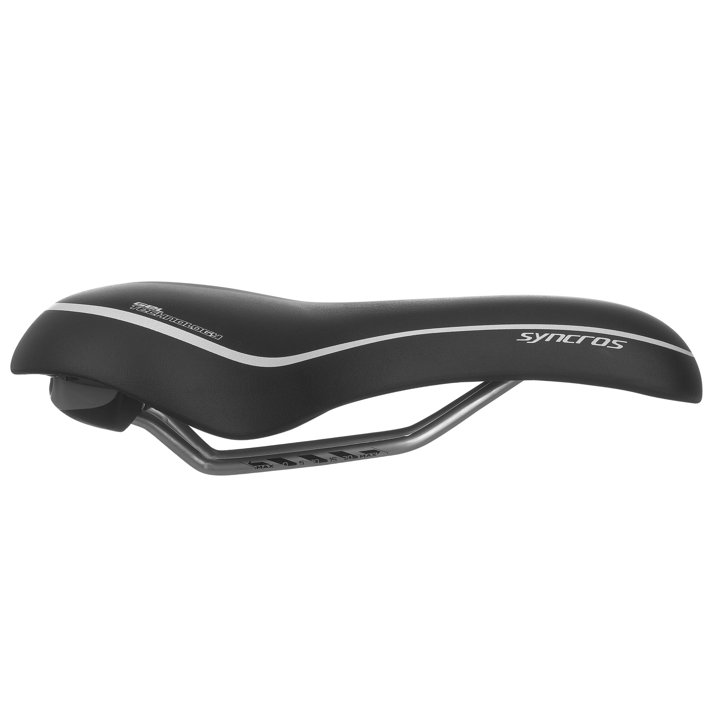 Syncros Urban Comfort 1.5 Gel Saddle Mens - Black - Image 3