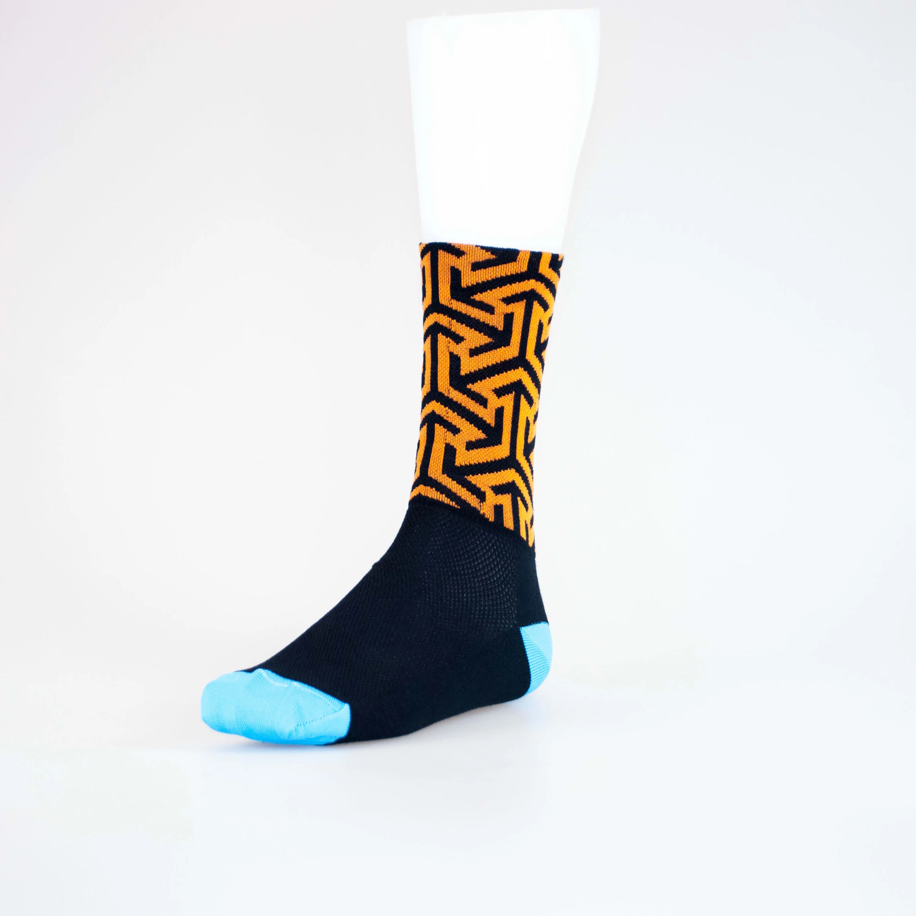 Volta Socks Icon Tribal Arrow - Black / Orange - Image 3