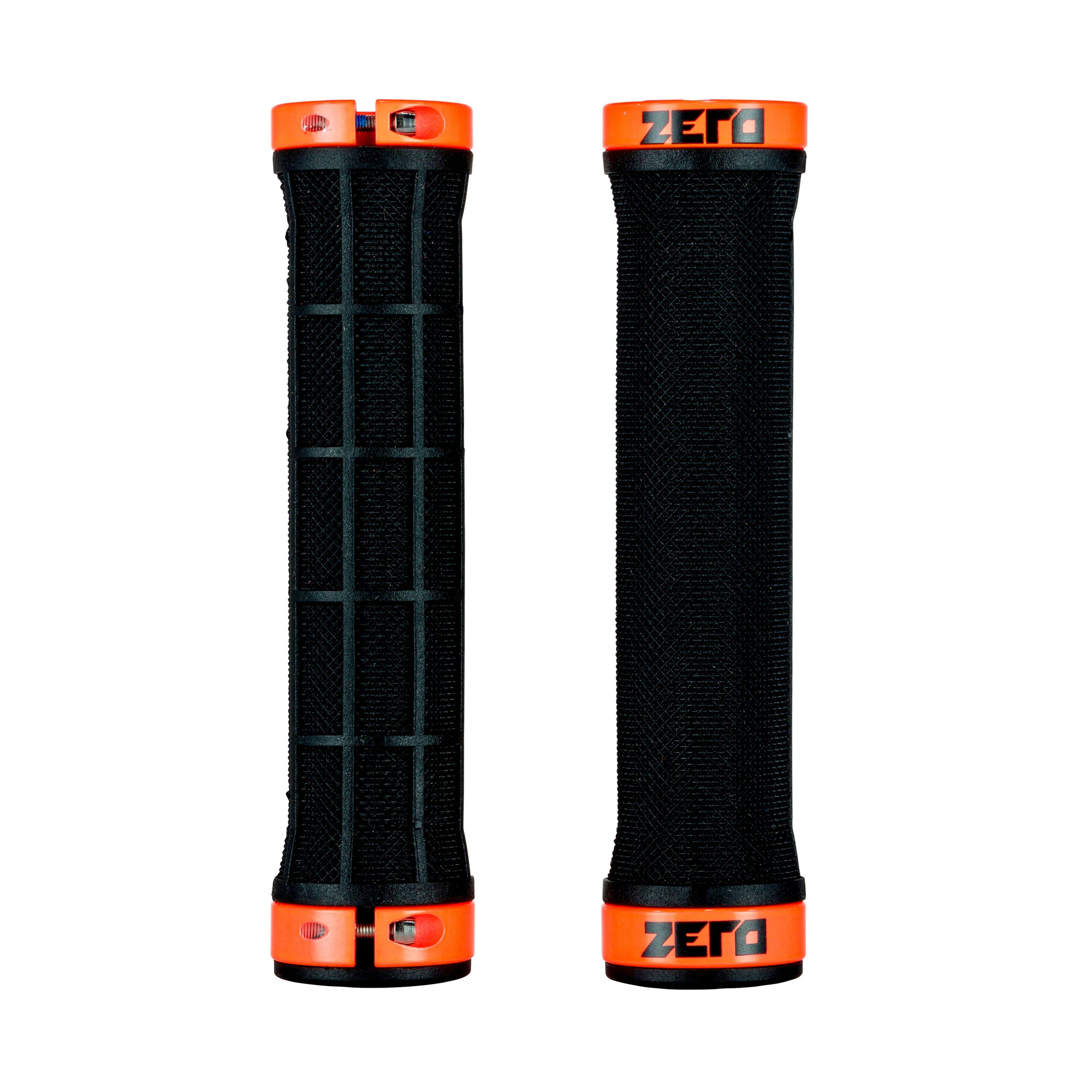 Zero Atlas 2LOCK Grips - Black / Neon Orange - Image 2
